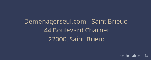 Demenagerseul.com - Saint Brieuc