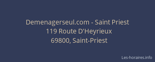 Demenagerseul.com - Saint Priest