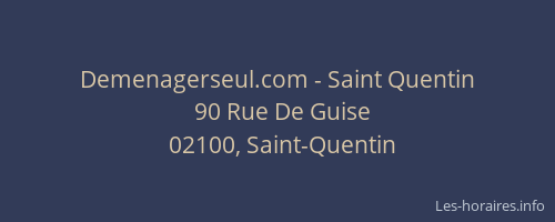 Demenagerseul.com - Saint Quentin