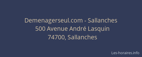 Demenagerseul.com - Sallanches