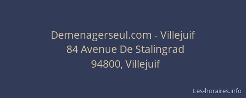 Demenagerseul.com - Villejuif