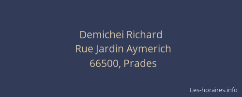 Demichei Richard