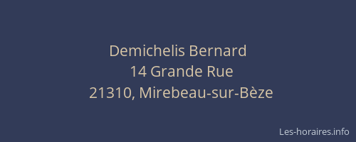 Demichelis Bernard