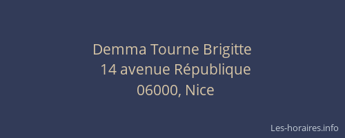 Demma Tourne Brigitte