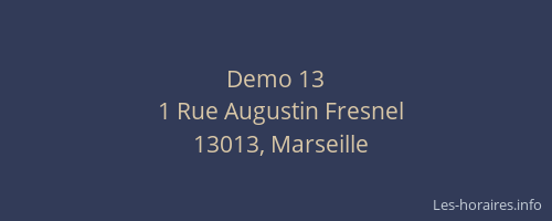Demo 13