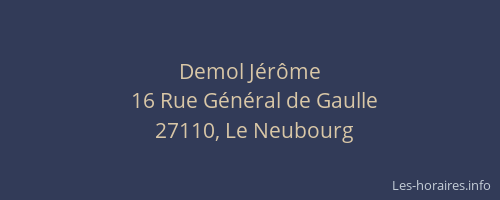 Demol Jérôme