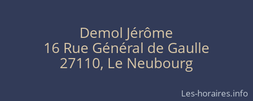 Demol Jérôme