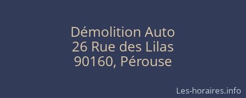 Démolition Auto