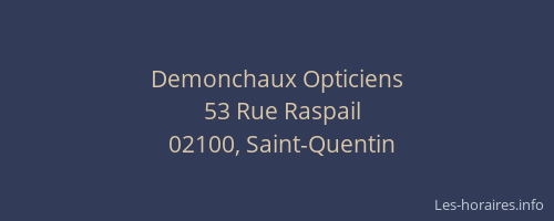 Demonchaux Opticiens