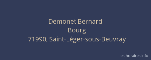 Demonet Bernard
