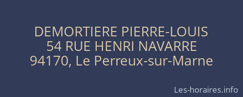 DEMORTIERE PIERRE-LOUIS