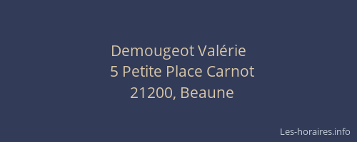 Demougeot Valérie