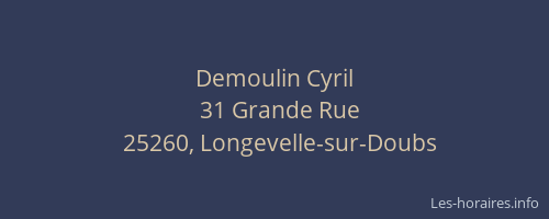 Demoulin Cyril