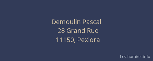 Demoulin Pascal