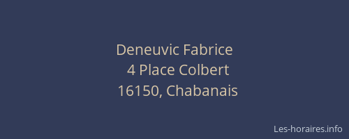 Deneuvic Fabrice