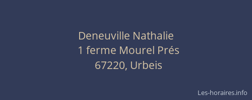 Deneuville Nathalie