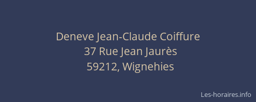 Deneve Jean-Claude Coiffure