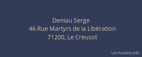 Deniau Serge