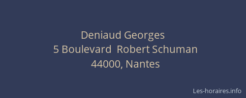 Deniaud Georges