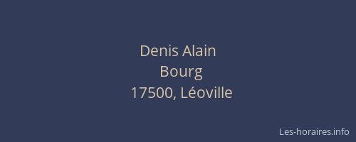 Denis Alain