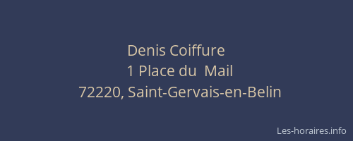 Denis Coiffure
