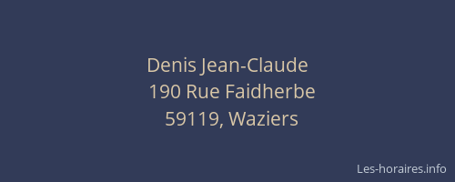 Denis Jean-Claude