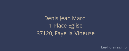 Denis Jean Marc