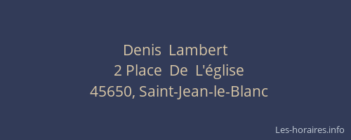 Denis  Lambert