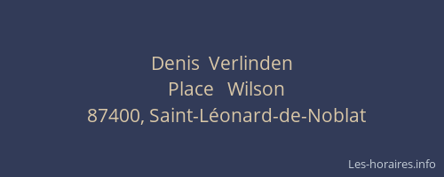 Denis  Verlinden
