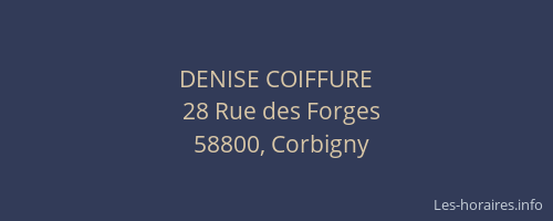 DENISE COIFFURE