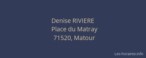 Denise RIVIERE