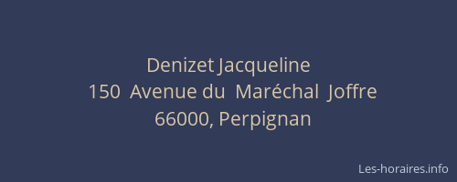 Denizet Jacqueline
