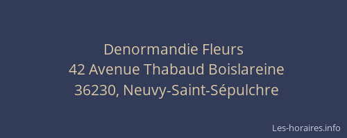 Denormandie Fleurs