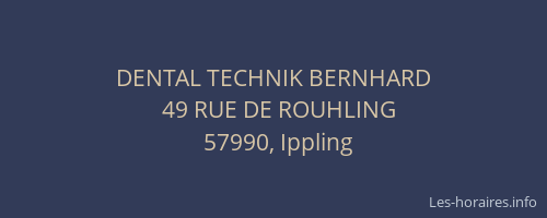 DENTAL TECHNIK BERNHARD
