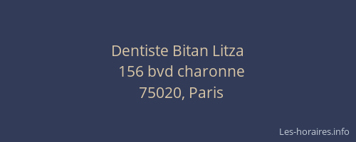 Dentiste Bitan Litza