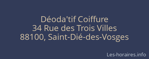 Déoda'tif Coiffure