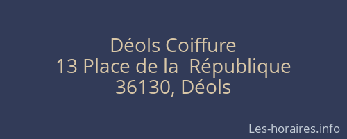 Déols Coiffure