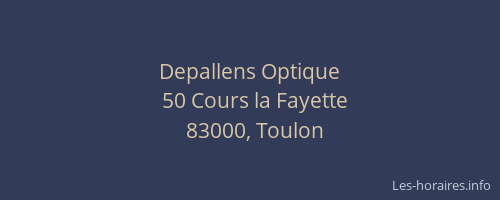 Depallens Optique