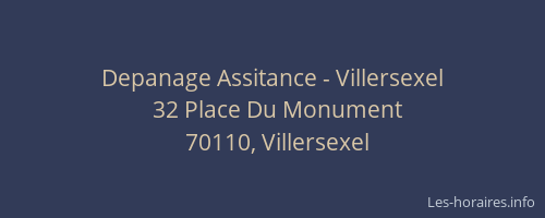 Depanage Assitance - Villersexel
