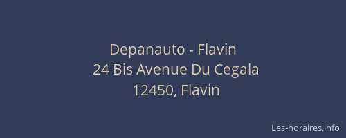 Depanauto - Flavin