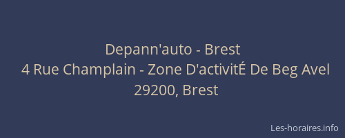 Depann'auto - Brest