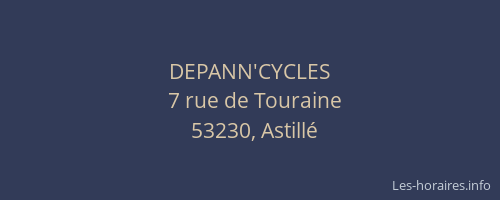 DEPANN'CYCLES