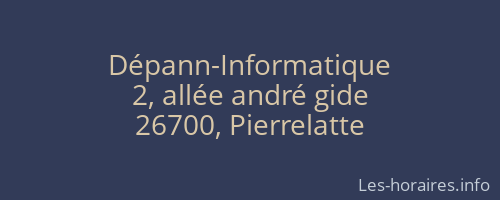 Dépann-Informatique