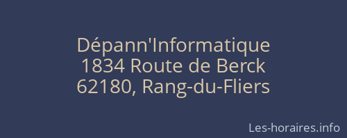 Dépann'Informatique