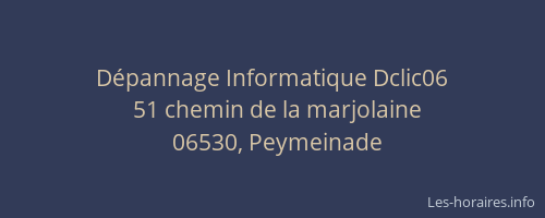 Dépannage Informatique Dclic06