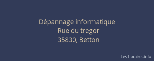 Dépannage informatique