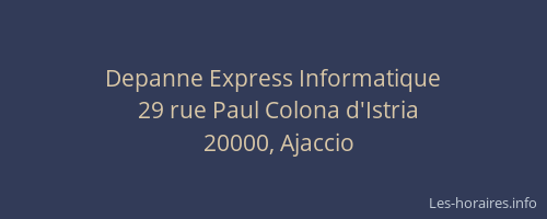 Depanne Express Informatique