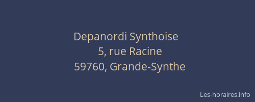 Depanordi Synthoise 
