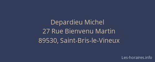Depardieu Michel