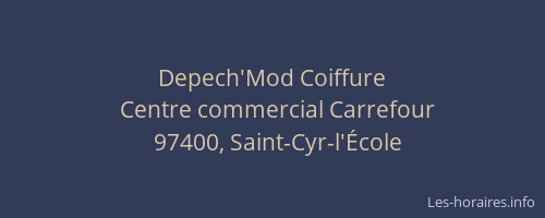 Depech'Mod Coiffure